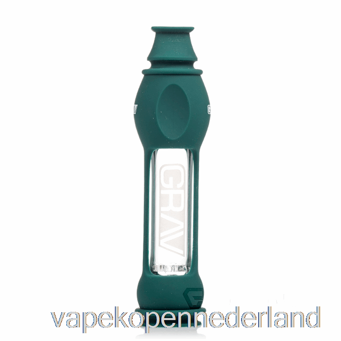 Vape Nederland Grav Octo-taster Met Siliconen Huid Donkerblauwgroen